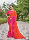 Saroj Kanishka New Latest Fancy Wear Georgette Printed Saree Collection